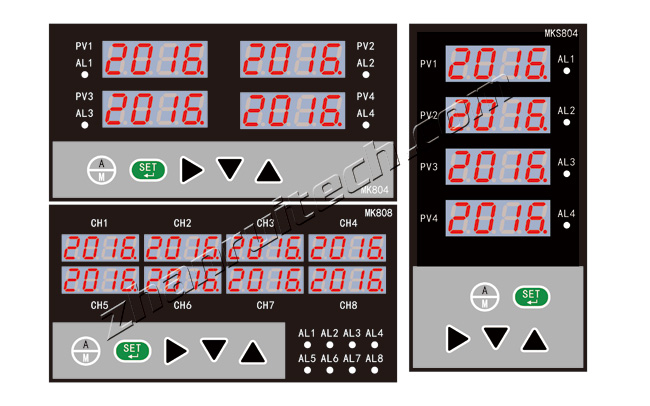 四通道/八通道數字顯示控制儀 四通道/八通道數字顯示控制儀
